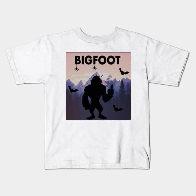 BIGFOOT Kids T-Shirt by befine01
